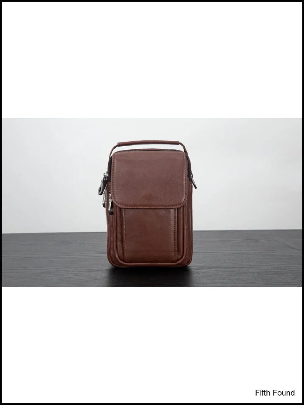 Genuine Leather Small Messenger Bag Crossbody